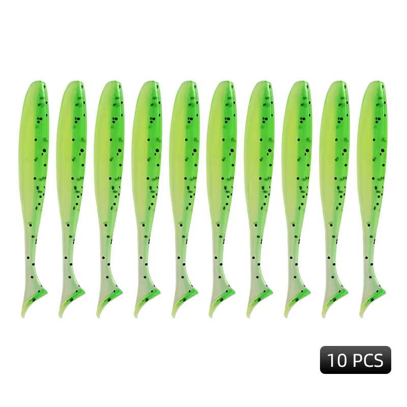 Easy Shiner Fishing Lures 50Mm 65Mm 75Mm 100Mm Wobblers Carp Fishing Soft Lures Silicone Artificial Plastic Baits