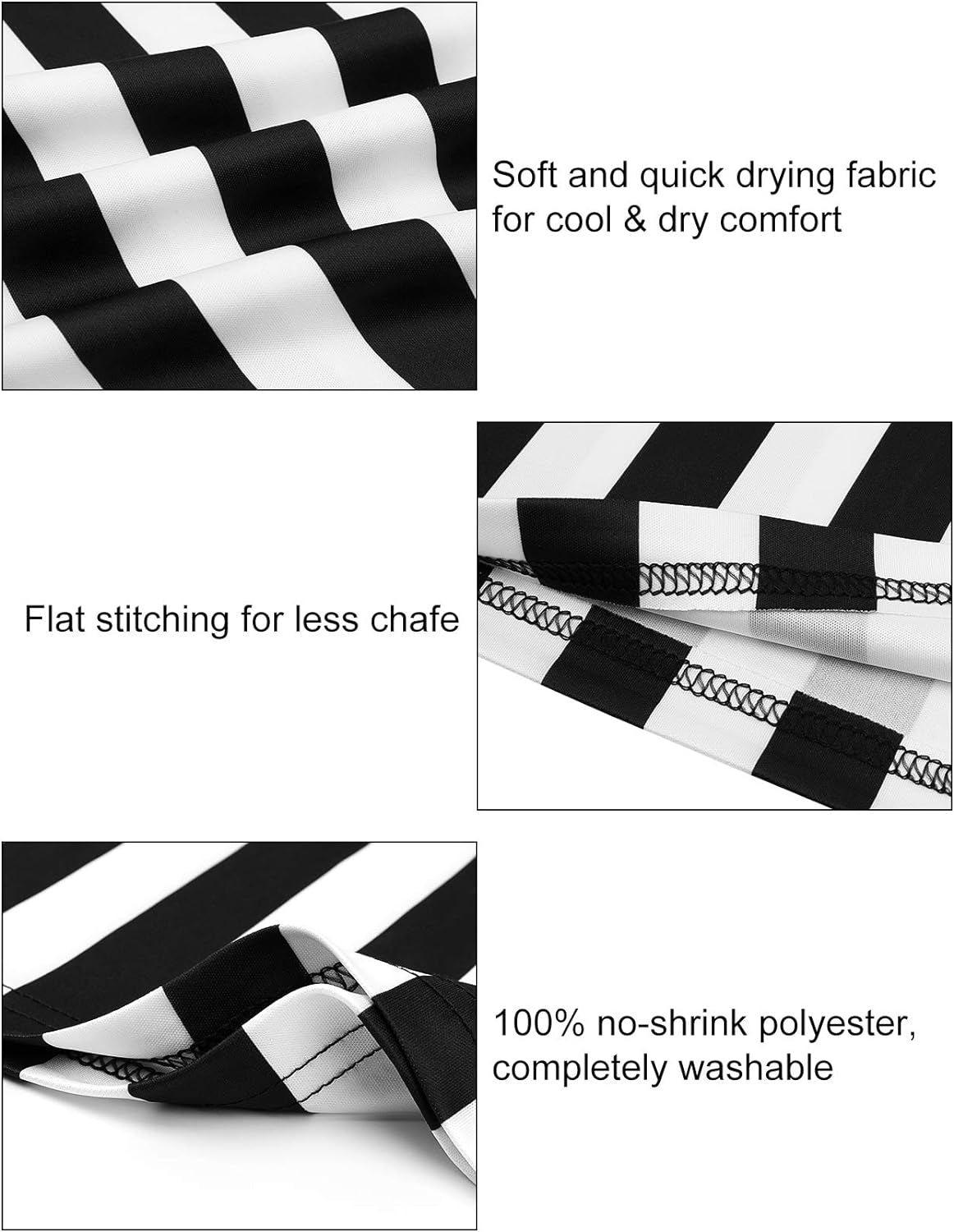 Mens Official Black & White Stripe Referee Shirt Zipper Collared Short Sleeve Umpire Jersey Costume Ref Uniform