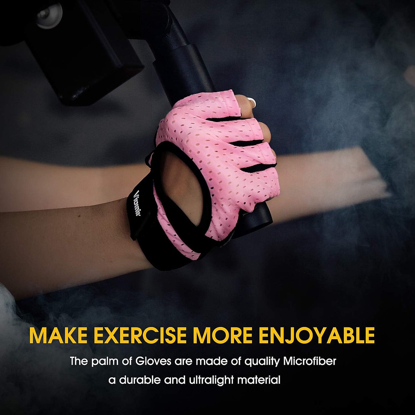 Workout Gloves for Men and Women, Weight Lifting Gloves with Wrist Wraps Support for Gym Training, Full Palm Protection for Fitness, Weightlifting, Exercise, Hanging, Pull Ups