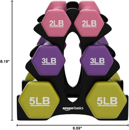 Neoprene Dumbbell Weights for Fitness and Muscle Conditioning