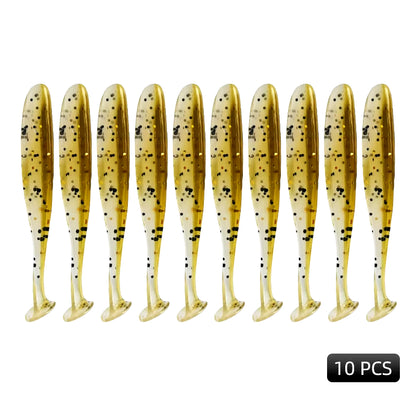 Easy Shiner Fishing Lures 50Mm 65Mm 75Mm 100Mm Wobblers Carp Fishing Soft Lures Silicone Artificial Plastic Baits