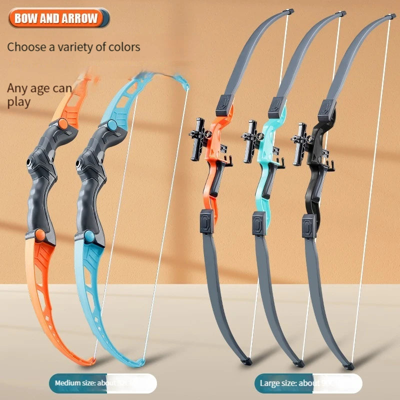 52cm Children's Bow and Arrow Set for Archery Practice - Recurve Outdoor Shooting Toy with Target, Ideal Gift for Boys