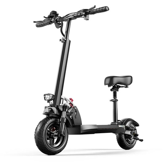 [USA DIRECT] WQ-HVD Electric Scooter 48V 15Ah Battery 800W Motor 10Inch Tires 40-50KM Max Mileage 150KG Max Load Folding E-Scooter W/ Seat