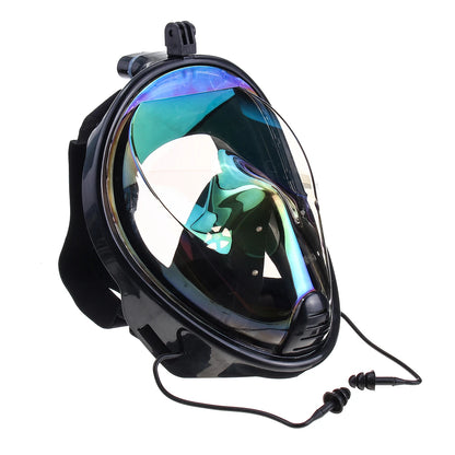 Diving Mirror Snorkeling Mask Rainbow Silicone Breathing Tube Diving Mask
