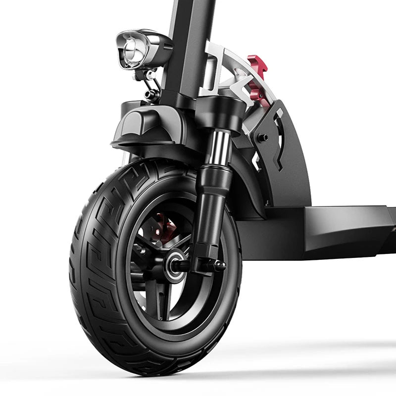 [USA DIRECT] WQ-HVD Electric Scooter 48V 15Ah Battery 800W Motor 10Inch Tires 40-50KM Max Mileage 150KG Max Load Folding E-Scooter W/ Seat