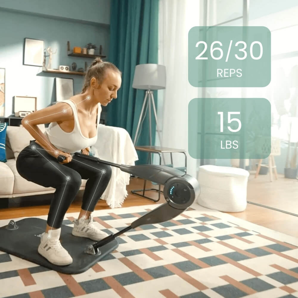 [USA Direct] HALYTUS Hookee plus Smart Fitness Equipment 5-100 Lbs Resistance 20 Levels Adjustable Resistance App Accurate Recording Training of Abdomen Hips Legs for Home Gym Workout