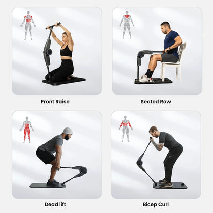 [USA Direct] HALYTUS Hookee plus Smart Fitness Equipment 5-100 Lbs Resistance 20 Levels Adjustable Resistance App Accurate Recording Training of Abdomen Hips Legs for Home Gym Workout