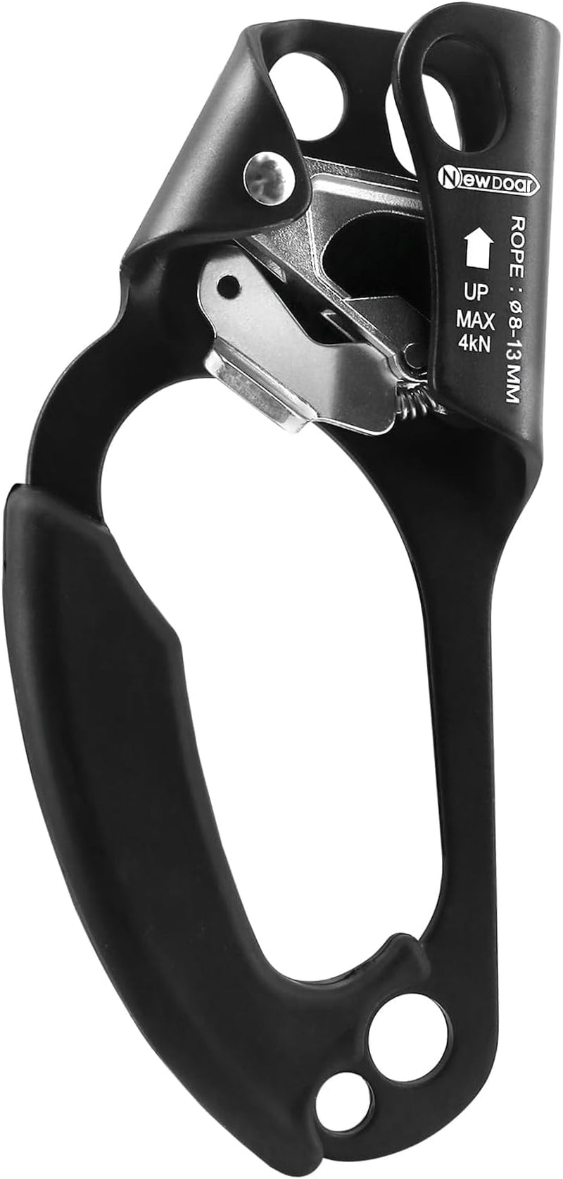 UIAA & CE Certified Hand Ascender Rock Climbing Tree Arborist Rappelling Gear Equipment Rope Clamp for 8~13MM Rope