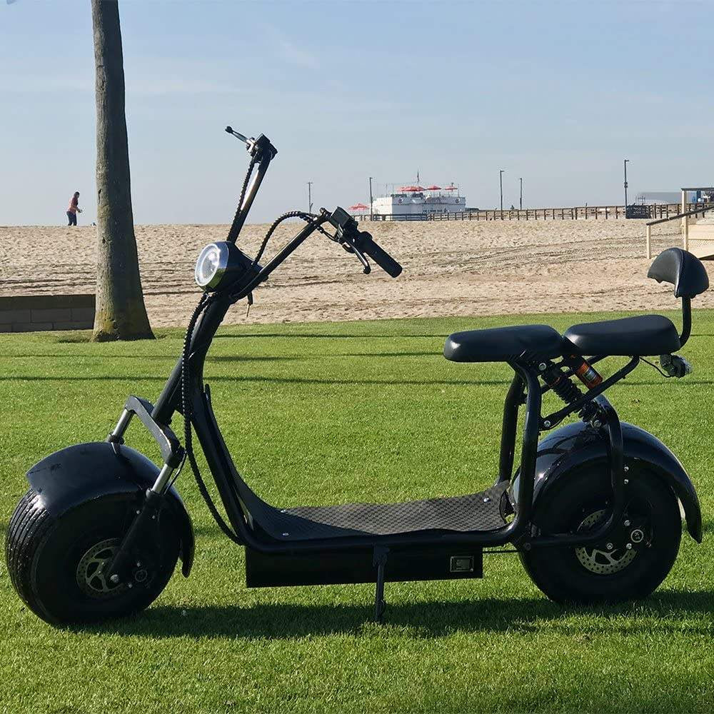 [USA Direct] Mototec Knockoutk1 Electric Scooter 60V 12AH Battery 1000W Motor 25-35KM Mileage Range 200KG Max Load E-Scooter