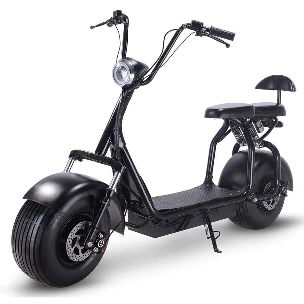 [USA Direct] Mototec Knockoutk1 Electric Scooter 60V 12AH Battery 1000W Motor 25-35KM Mileage Range 200KG Max Load E-Scooter
