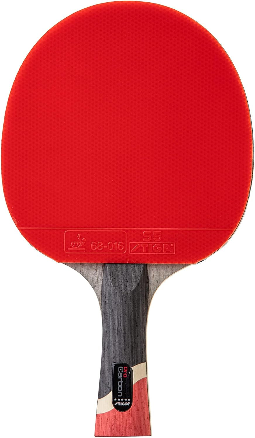Professional Carbon Performance Table Tennis Racket with Advanced Carbon Technology for Tournament Play - Available in Red and Blue