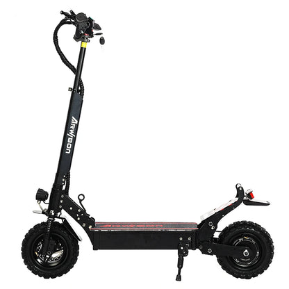 [US DIRECT] Arwibon Q30 Oil Brake 2500W 48V 16Ah Dual Motor 11 Inch Off-Road Tire Electric Scooter 100Kg Max Load 40-60Km Range