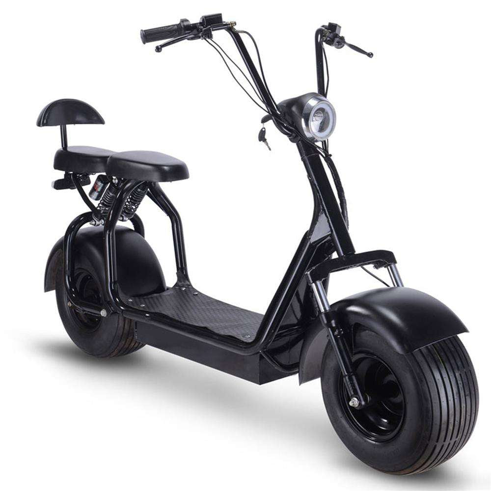 [USA Direct] Mototec Knockoutk1 Electric Scooter 60V 12AH Battery 1000W Motor 25-35KM Mileage Range 200KG Max Load E-Scooter