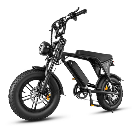 500W Electric Bicycle for Adults with 36V 10.4Ah Battery, 16" Fat Tires, 20MPH Speed, UL2849 Certified E-Bike
