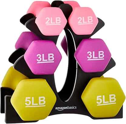 Neoprene Dumbbell Weights for Fitness and Muscle Conditioning