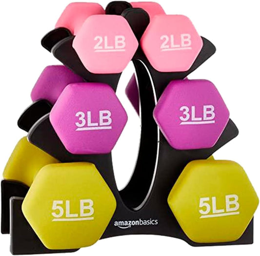 Neoprene Dumbbell Weights for Fitness and Muscle Conditioning