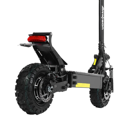 [US DIRECT] Arwibon Q30 Oil Brake 2500W 48V 16Ah Dual Motor 11 Inch Off-Road Tire Electric Scooter 100Kg Max Load 40-60Km Range
